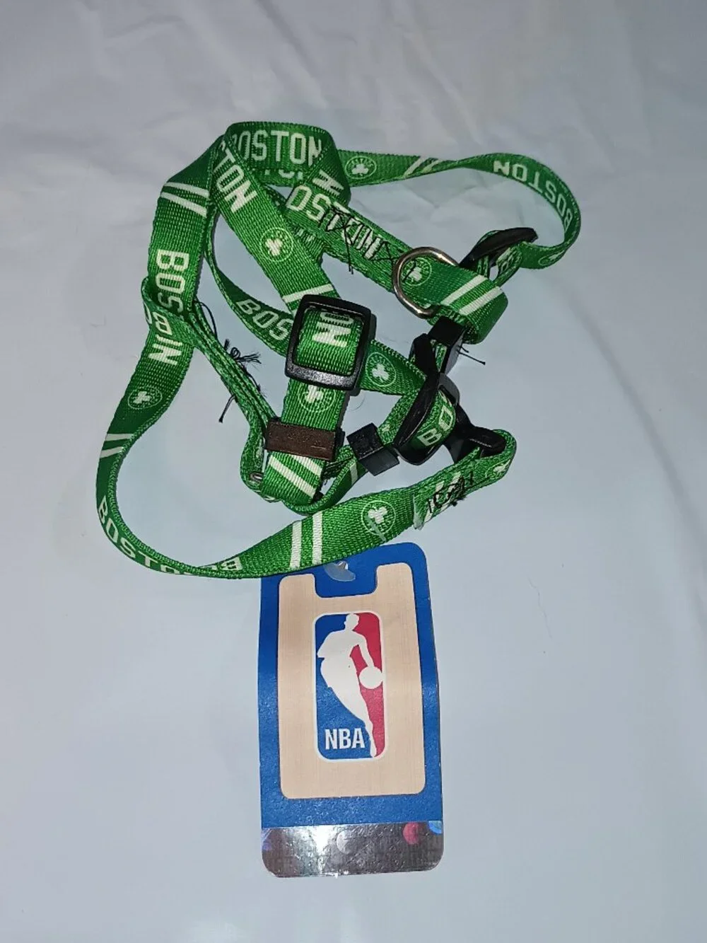 NEW Boston Celtics NBA 5/8 Inch Adjustable Pet Harness Small